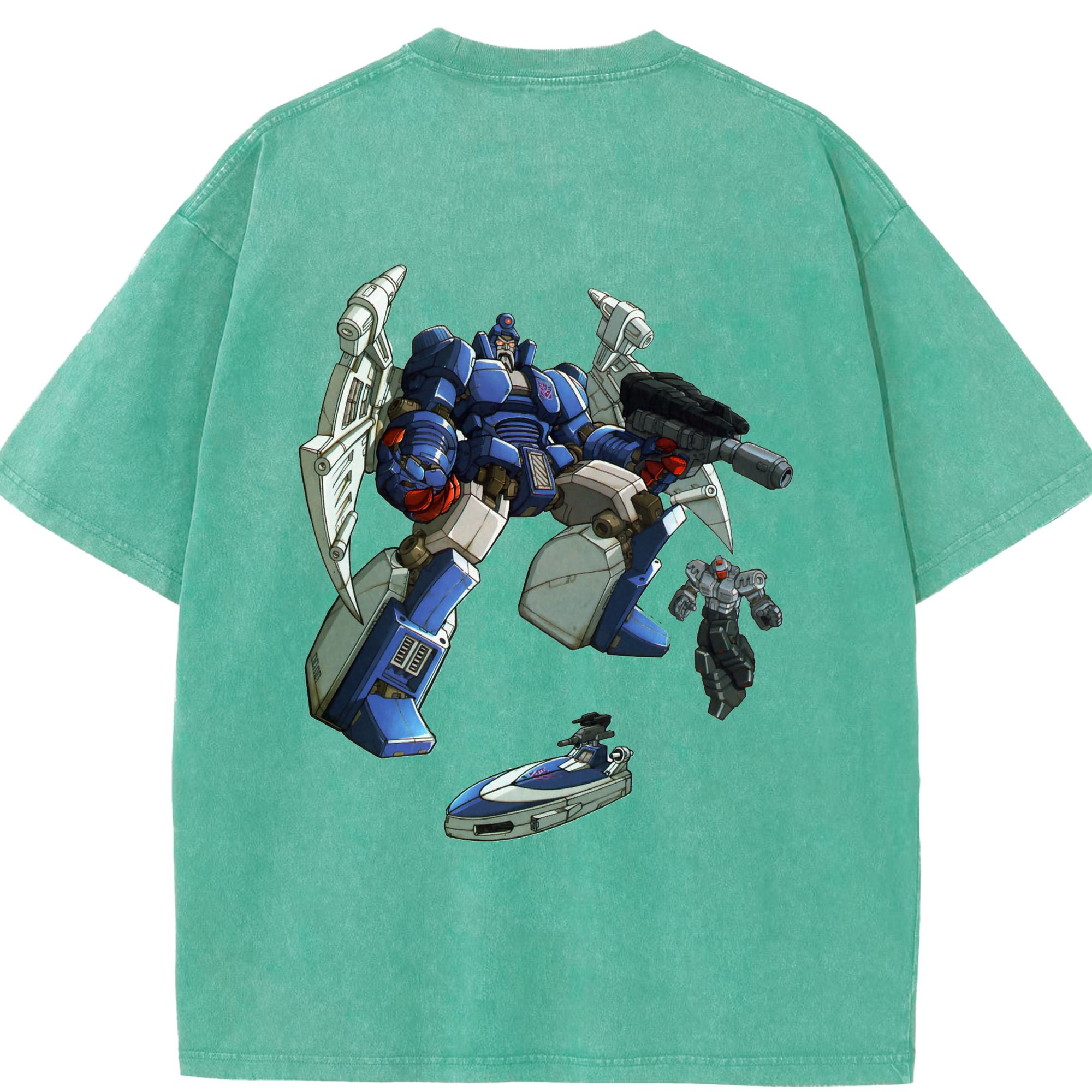 （画像用）  綿100% ヴィンテージ風 半袖Tシャツ（背面プリント）